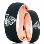 Jaguars Ring, Jaguars Wedding Band, Jaguars Wedding Ring, Jaguars Jewelry, Football Ring, Football Wedding Band