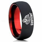 Jaguars Ring, Jaguars Wedding Band, Jaguars Wedding Ring, Jaguars Jewelry, Football Ring, Football Wedding Band