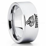 Jaguars Ring, Jaguars Wedding Band, Jaguars Wedding Ring, Jaguars Jewelry, Football Ring, Football Wedding Band