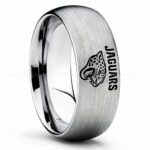 Jaguars Ring, Jaguars Wedding Band, Jaguars Wedding Ring, Jaguars Jewelry, Football Ring, Football Wedding Band