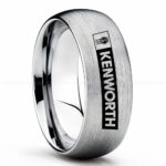 Kenworth Ring, Kenworth Trucks Ring, Trucker Ring, Kenworth Wedding Band, Kenworth Wedding Ring