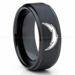 Chargers Ring, Chargers Wedding Band, Chargers Wedding Ring, Chargers Jewelry, Football Ring, Football Wedding Band