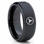 Mercedes Ring, Mercedes Benz Wedding Ring, Mercedes Benz Wedding Band, Mercedes Jewelry