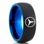 Mercedes Ring, Mercedes Benz Wedding Ring, Mercedes Benz Wedding Band, Mercedes Jewelry