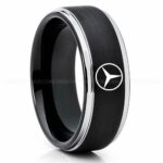 Mercedes Ring, Mercedes Benz Wedding Ring, Mercedes Benz Wedding Band, Mercedes Jewelry
