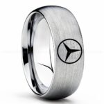 Mercedes Ring, Mercedes Benz Wedding Ring, Mercedes Benz Wedding Band, Mercedes Jewelry