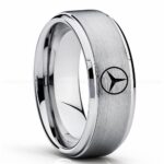 Mercedes Ring, Mercedes Benz Wedding Ring, Mercedes Benz Wedding Band, Mercedes Jewelry