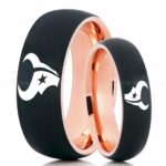Texans Ring, Texans Wedding Band, Texans Wedding Ring, Texans Jewelry, Football Ring, Football Wedding Band - Image 3