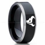 Texans Ring, Texans Wedding Band, Texans Wedding Ring, Texans Jewelry, Football Ring, Football Wedding Band