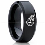 Titans Ring, Titans Wedding Band, Titans Wedding Ring, Titans Jewelry, Football Ring, Football Wedding Band