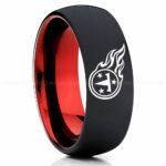 Titans Ring, Titans Wedding Band, Titans Wedding Ring, Titans Jewelry, Football Ring, Football Wedding Band