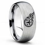 Titans Ring, Titans Wedding Band, Titans Wedding Ring, Titans Jewelry, Football Ring, Football Wedding Band