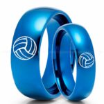 Volleyball Ring, Volleyball Wedding Band, Volleyball Wedding Ring, Volleyball Jewelry