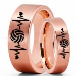 Volleyball Ring, Volleyball Wedding Band, Volleyball Wedding Ring, Volleyball Jewelry