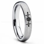 Volleyball Ring, Volleyball Wedding Band, Volleyball Wedding Ring, Volleyball Jewelry