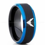 House Atreides Ring, Dune Ring, Dune Wedding Band, Dune Wedding Ring, House Atreides Wedding Band