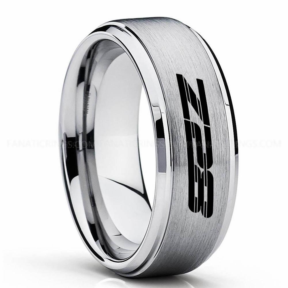 Z28 Silver 2 Camaro Z28 Ring, Chevy Camaro Ring, Camaro Wedding Band, Camaro Wedding Ring, Chevy Camaro Jewelry - Image 1