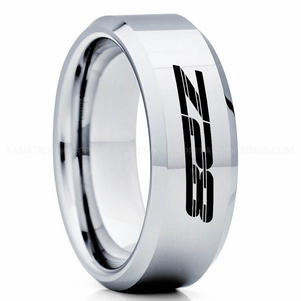 Z28 Silver Camaro Z28 Ring, Chevy Camaro Ring, Camaro Wedding Band, Camaro Wedding Ring, Chevy Camaro Jewelry - Image 1