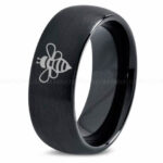 Honey Bee Ring, Honey Bee Jewelry, Honey Bee Wedding Ring, Honey Bee Wedding Band