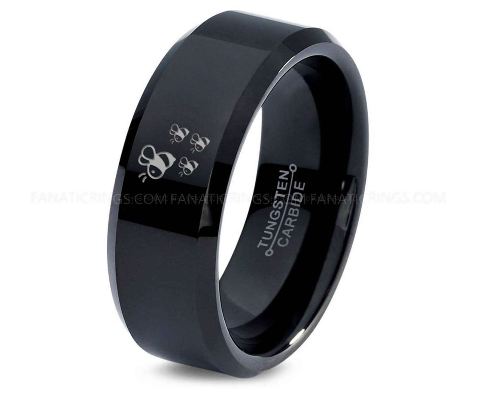 il_1588xN.4423248294_6vaa Honey Bee Ring, Honey Bee Jewelry, Honey Bee Wedding Ring, Honey Bee Wedding Band - Image 1