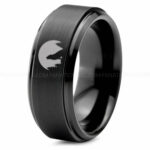 Howling Wolves Ring, Wolf Ring, Howling Wolf Ring, Howling Wolf Jewelry, Howling Wolf Wedding Band