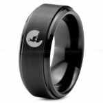 Howling Wolves Ring, Wolf Ring, Howling Wolf Ring, Howling Wolf Jewelry, Howling Wolf Wedding Band