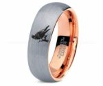 Raven Ring, Raven Jewelry, Raven Wedding Ring, Raven Wedding Band