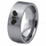 Honey Bee Ring, Honey Bee Jewelry, Honey Bee Wedding Ring, Honey Bee Wedding Band