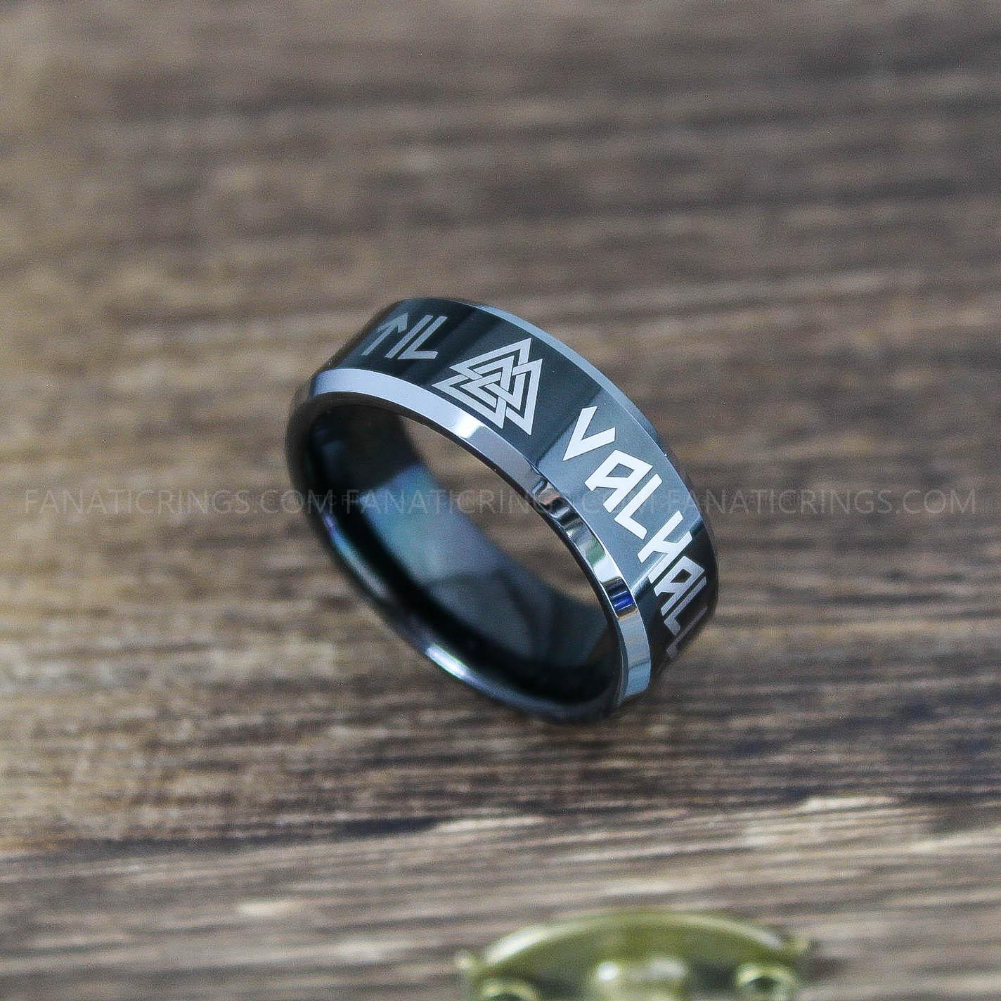 IMG_0066 Til Valhalla Ring, Vikings Ring, Runes Ring, Nordic Ring, Norsemen Ring, Nordic Runes Ring - Image 1