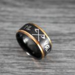 Til Valhalla Ring, Vikings Ring, Runes Ring, Nordic Ring, Norsemen Ring, Nordic Runes Ring