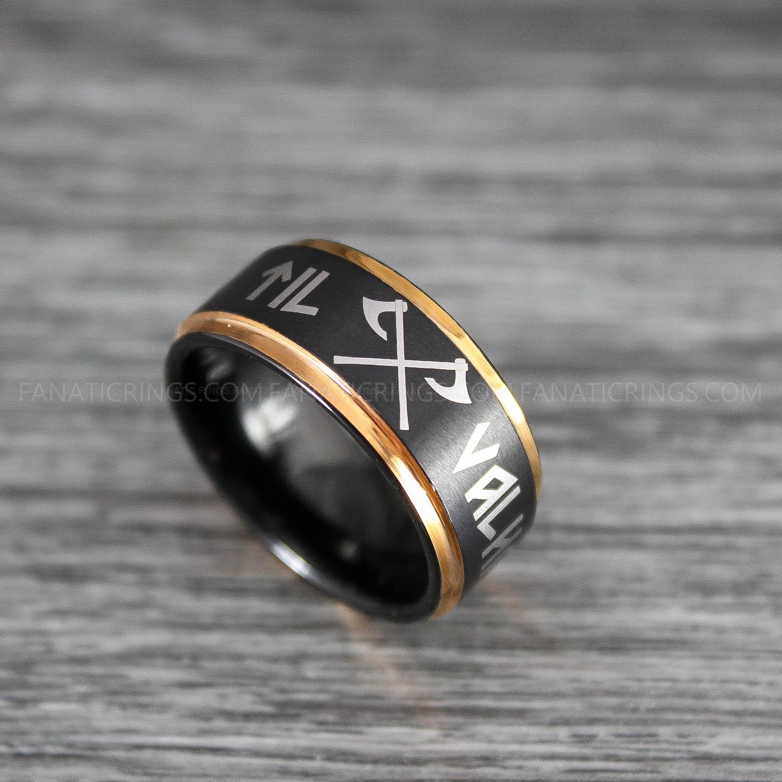 IMG_0073 Til Valhalla Ring, Vikings Ring, Runes Ring, Nordic Ring, Norsemen Ring, Nordic Runes Ring - Image 1