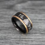 Til Valhalla Ring, Vikings Ring, Runes Ring, Nordic Ring, Norsemen Ring, Nordic Runes Ring