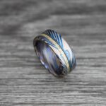Damascus Steel Ring, Damascus Steel Jewelry, Damascus Steel Wedding Ring, Damascus Steel Wedding Band