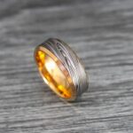 Damascus Steel Ring, Damascus Steel Jewelry, Damascus Steel Wedding Ring, Damascus Steel Wedding Band