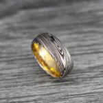 Damascus Steel Ring, Damascus Steel Jewelry, Damascus Steel Wedding Ring, Damascus Steel Wedding Band