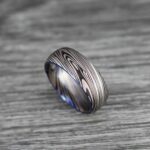 Damascus Steel Ring, Damascus Steel Jewelry, Damascus Steel Wedding Ring, Damascus Steel Wedding Band