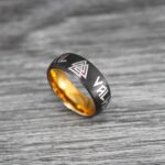 Til Valhalla Ring, Vikings Ring, Runes Ring, Nordic Ring, Norsemen Ring, Nordic Runes Ring