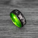 Til Valhalla Ring, Vikings Ring, Runes Ring, Nordic Ring, Norsemen Ring, Nordic Runes Ring