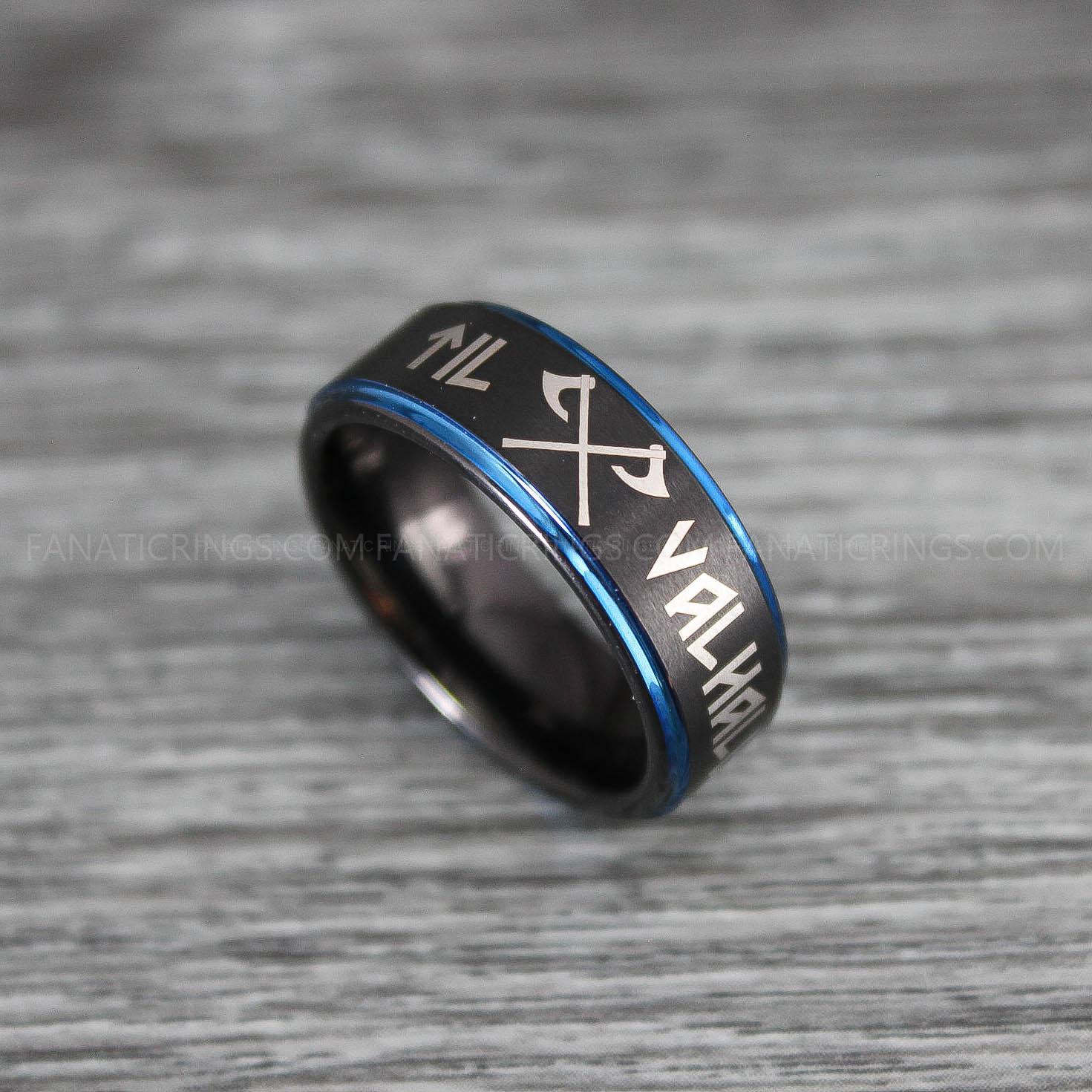 IMG_0112 Til Valhalla Ring, Vikings Ring, Runes Ring, Nordic Ring, Norsemen Ring, Nordic Runes Ring - Image 1