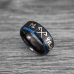 Til Valhalla Ring, Vikings Ring, Runes Ring, Nordic Ring, Norsemen Ring, Nordic Runes Ring