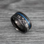 Til Valhalla Ring, Vikings Ring, Runes Ring, Nordic Ring, Norsemen Ring, Nordic Runes Ring