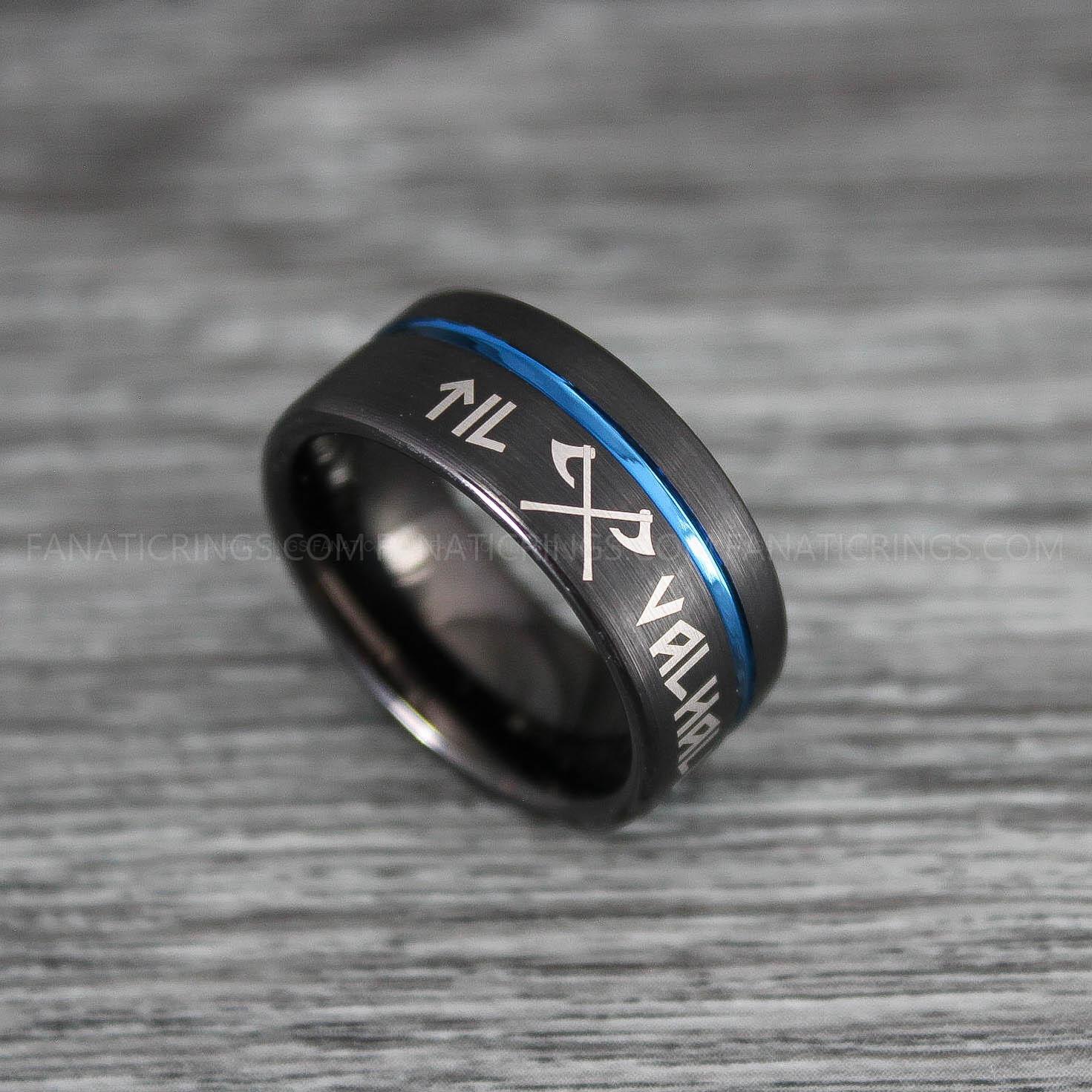IMG_0116 Til Valhalla Ring, Vikings Ring, Runes Ring, Nordic Ring, Norsemen Ring, Nordic Runes Ring - Image 1
