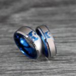 Howling Wolves Ring, Wolf Ring, Howling Wolf Ring, Howling Wolf Jewelry, Howling Wolf Wedding Band