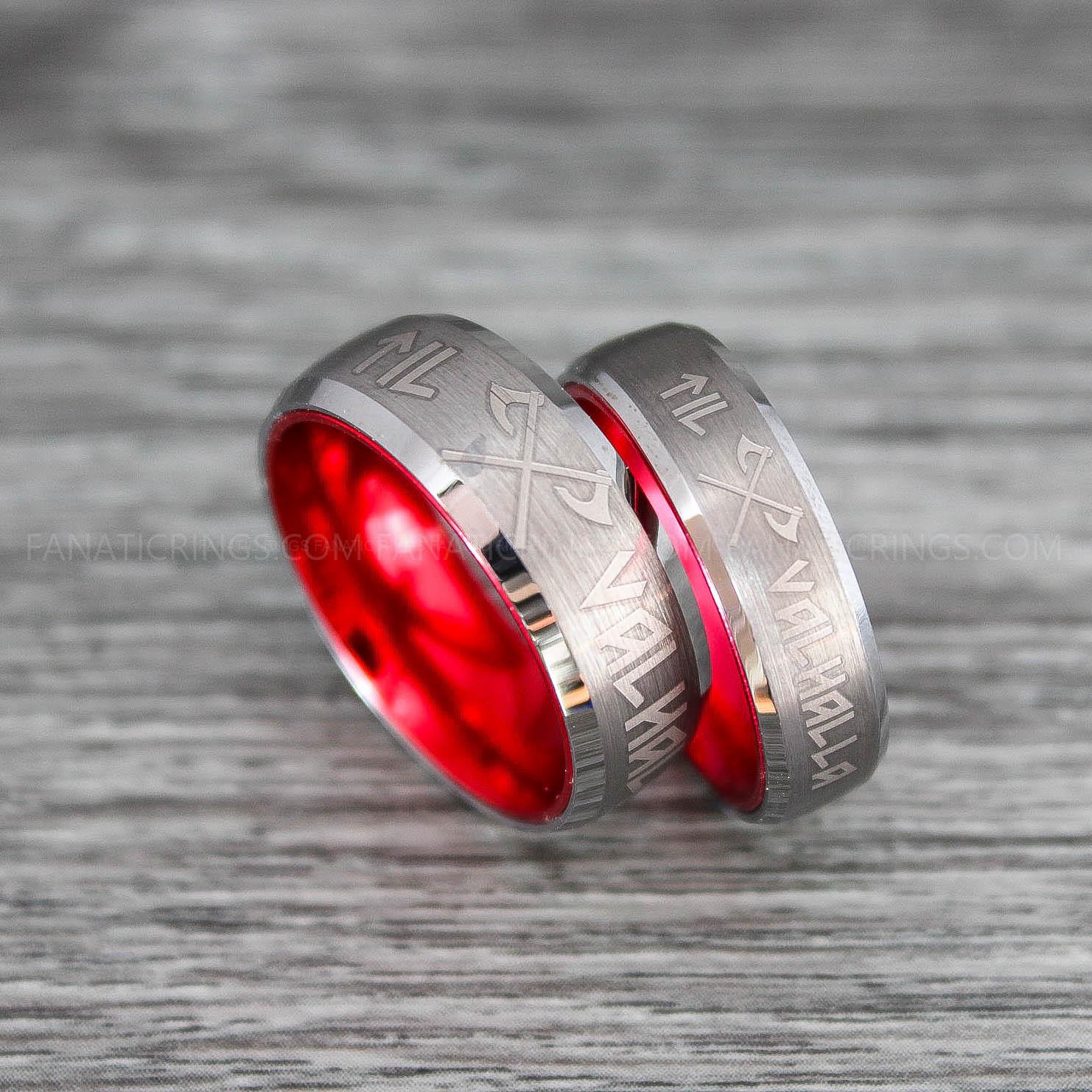 IMG_0152 Til Valhalla Rings, Vikings Rings, Runes Rings, Nordic Rings, Norsemen Rings, Nordic Runes Rings - Image 1