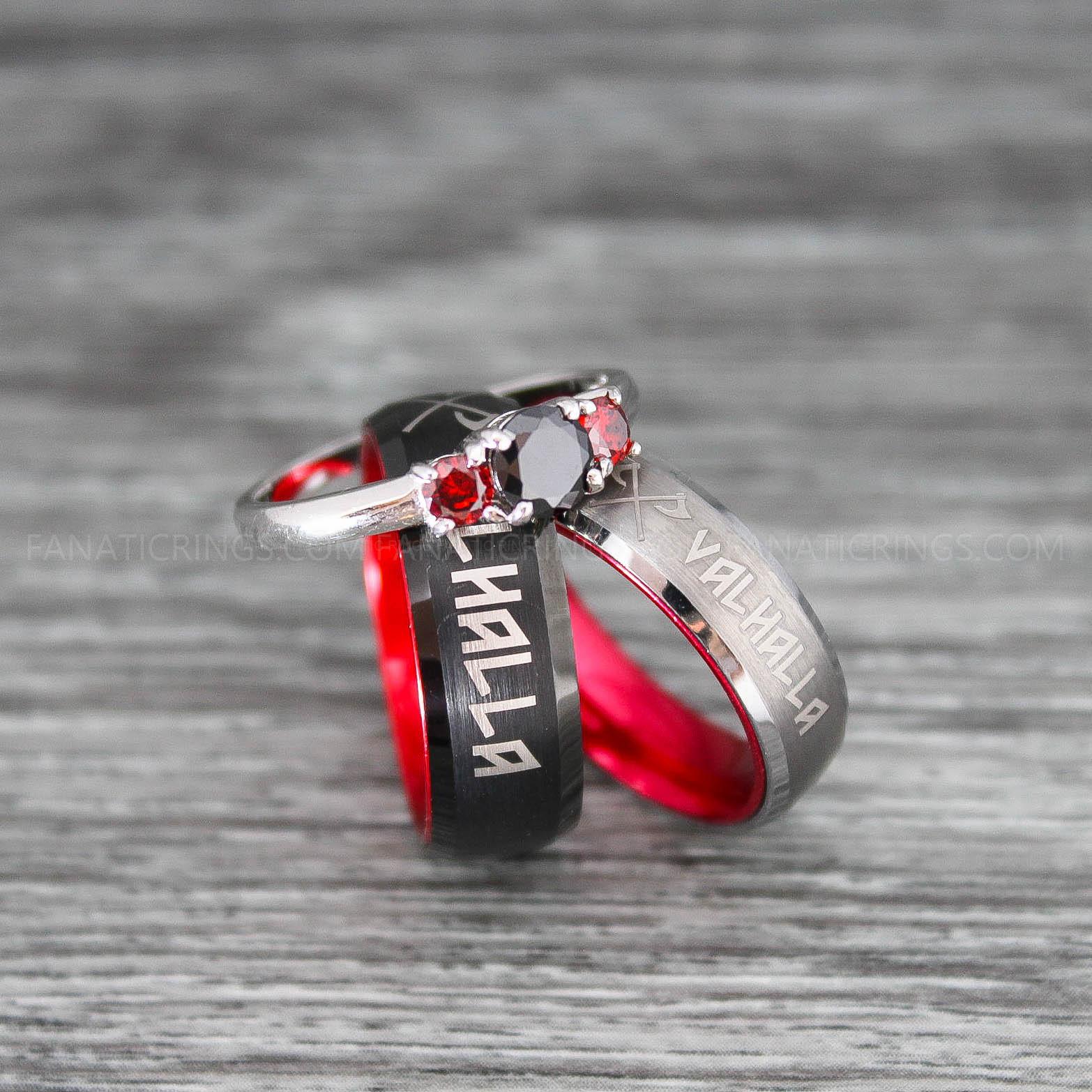 IMG_0157 Til Valhalla Rings, Vikings Rings, Runes Rings, Nordic Rings, Norsemen Rings, Nordic Runes Rings - Image 1