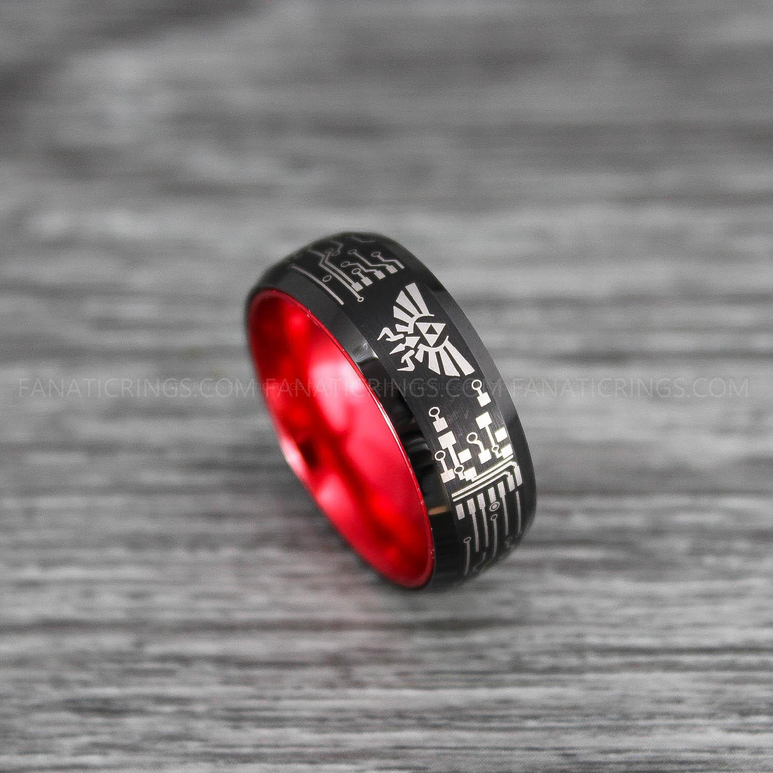 IMG_0163 Circuit Board Ring, Gamer Ring, Gamer Jewelry, Circuit Board Ring, Gamer Wedding Band - Image 1