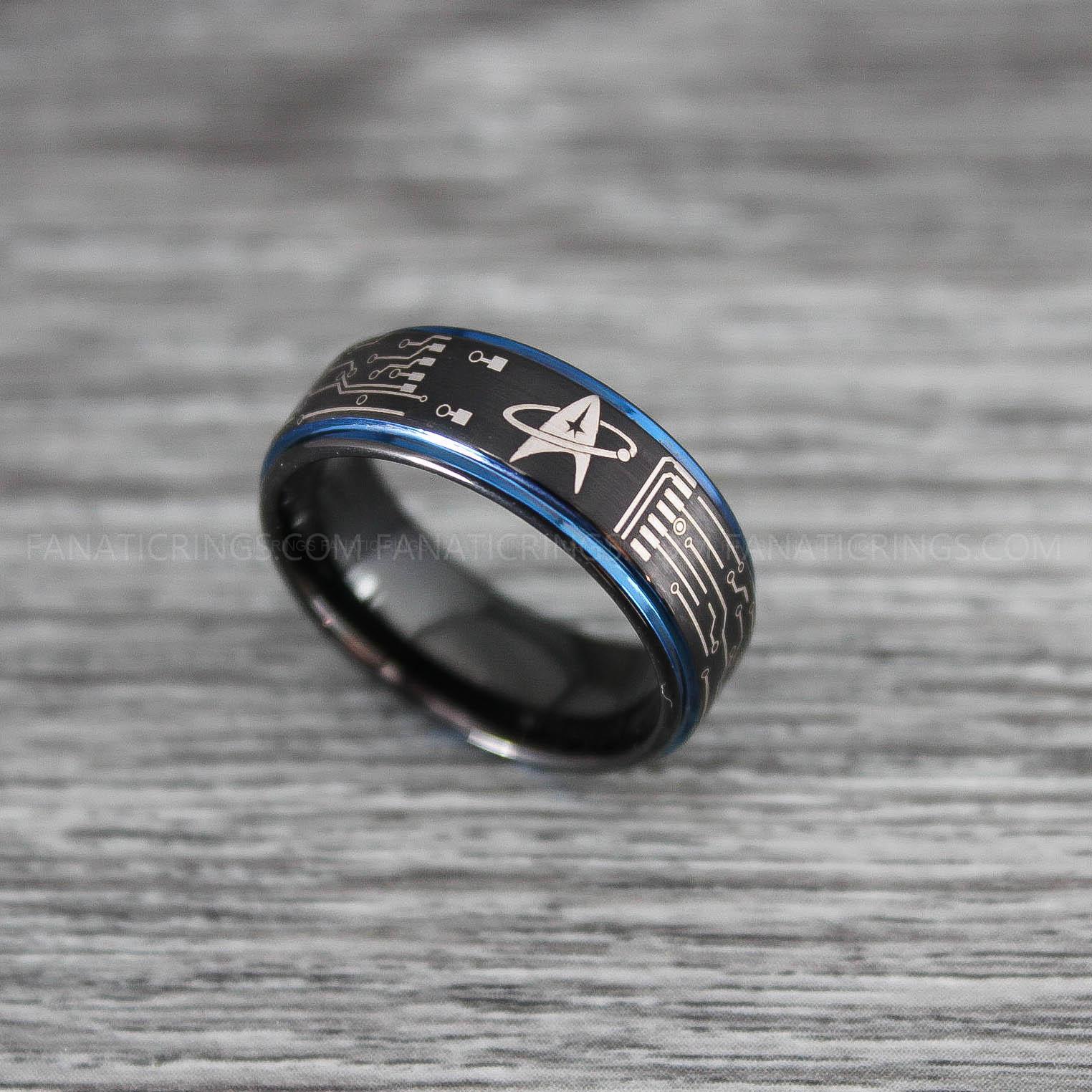 IMG_0176 Circuit Board Ring, Gamer Ring, Gamer Jewelry, Circuit Board Ring, Gamer Wedding Band - Image 1