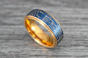Circuit Board Ring, Gamer Ring, Gamer Jewelry, Circuit Board Ring, Gamer Wedding Band