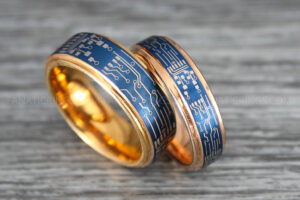 Circuit Board Ring, Gamer Ring, Gamer Jewelry, Circuit Board Ring, Gamer Wedding Band
