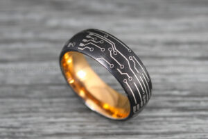 Circuit Board Ring, Gamer Ring, Gamer Jewelry, Circuit Board Ring, Gamer Wedding Band